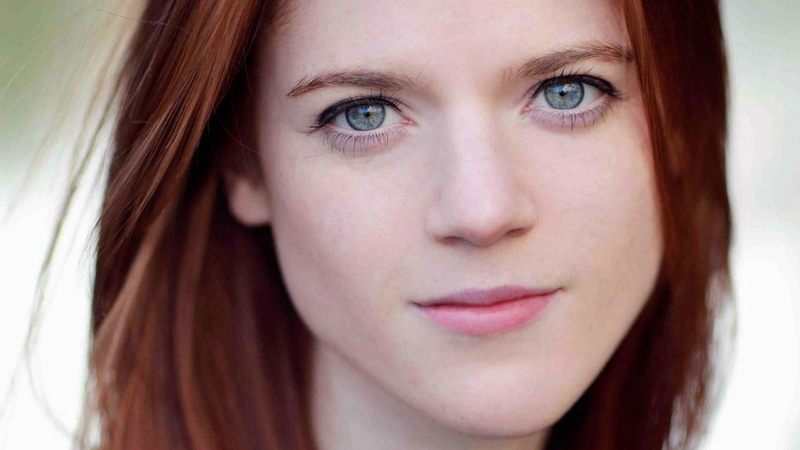 smiling, looking at viewer, Rose Leslie, redhead, eyes, actress, face, women, 1080P