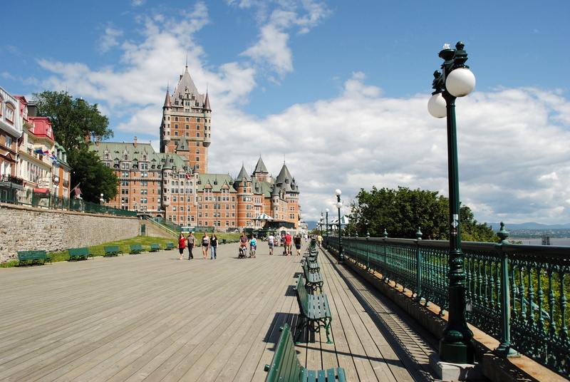 quebec, city, clouds, england, cityscape, tourism, view, urban Scene, cloud - sky, incidental people, public domain, famous Place, travel destinations