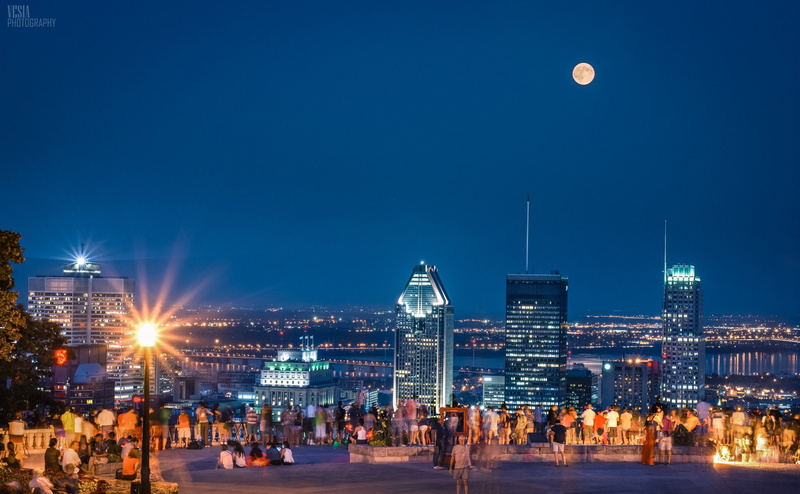 1080P, building, quebec, canada, montreal, cities, light, night, monuments