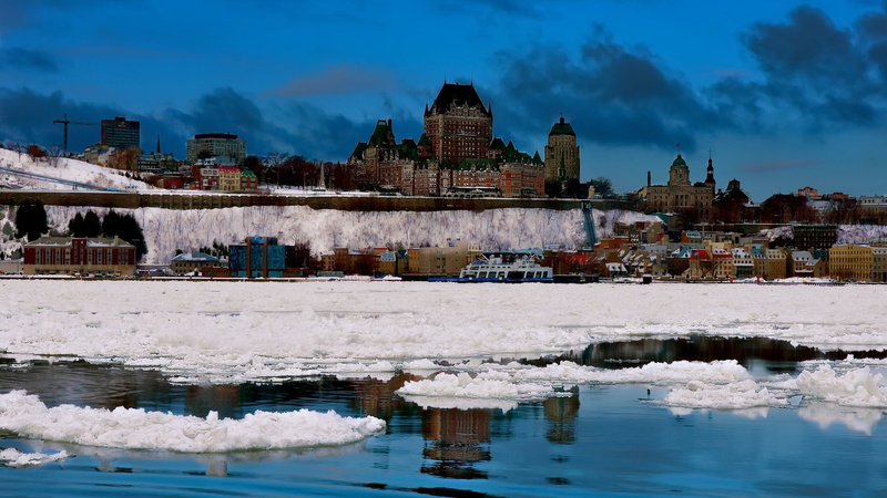 Quebec, the city, 1080P, winter