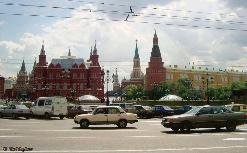 no people, russia, street, built structure, moscow, building, sky, building exterior, road, manezhnaya ploshad, religion, traffic, 1080P, moskva, city
