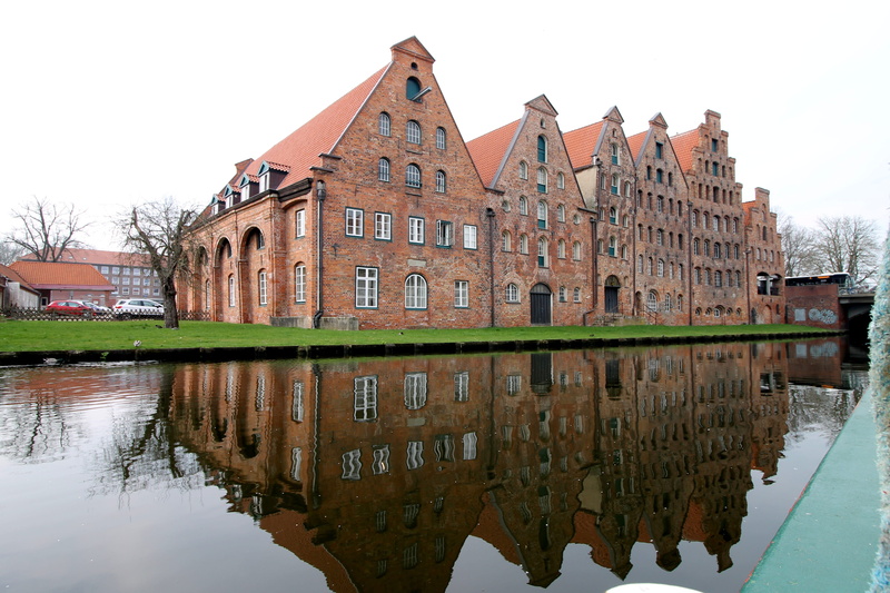 outdoors, nature, historically, germany, landmark, waterfront, antique, architecture, salt storage, residential district, built structure, building exterior