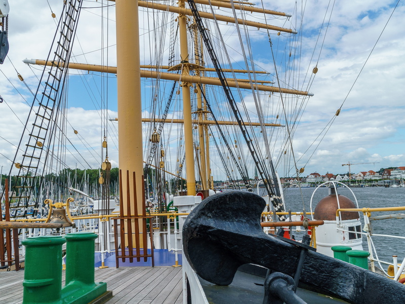 4K, port, nature, lake, wheel, sailing ship, Passat, mast, no people, traditional ship, water, sailing vessel, baltic sea, transportation, pole, masts