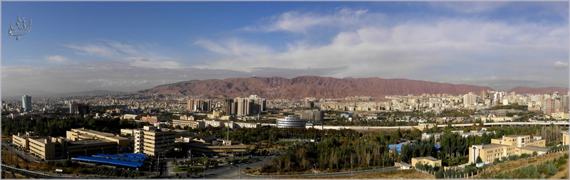 cityscape, cloud - sky, panoramic, sky, architecture, travel destinations, residential district, outdoors, no people, landscape, Iran, high angle view