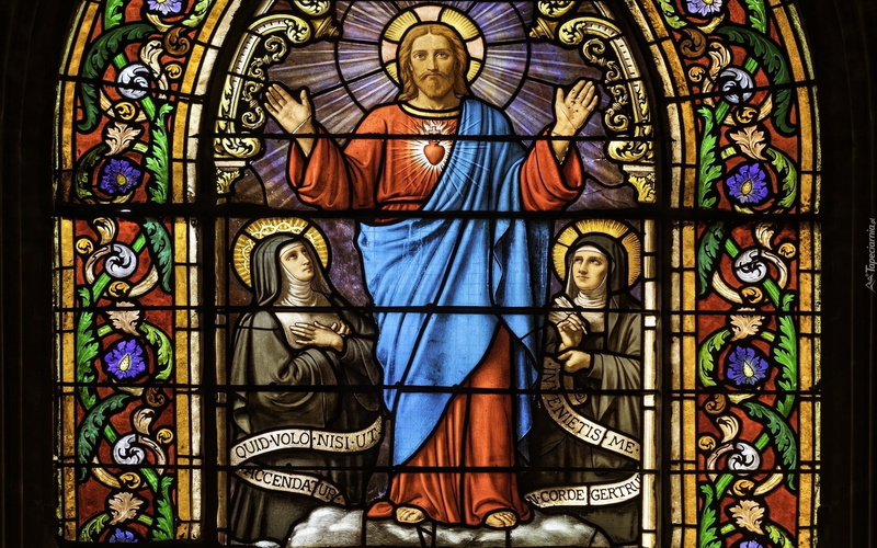 glass, belief, saints, glass - material, spirituality, representation, creativity, religion, Jesus, Heart, pattern, architecture, art and craft, ornate