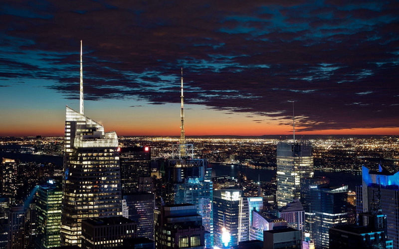 px, games, video, night, 1920x1200 px, photography, x, hd, new, building, Lights, Skyscraper, 1080P, New York City, dusk, soul, york, urban, city, art