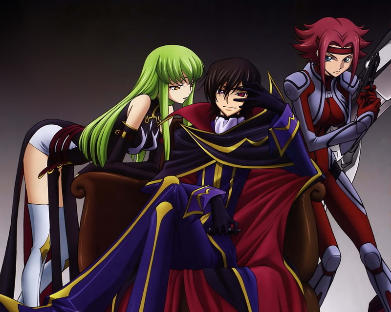 hd, anime, art, lelouch, Stadtfeld Kallen, stadtfeld, 720P, x, code, cc, Code Geass, kallen, lamperouge, geass