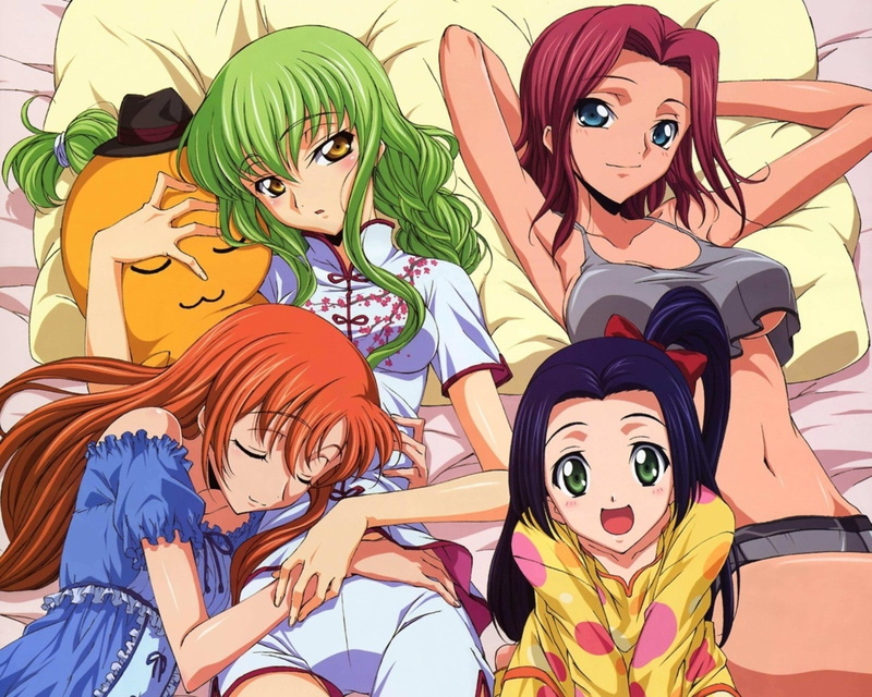 720P, kallen, Code Geass, hd, Sumeragi Kaguya, geass, sumeragi, x, anime, kaguya, code, art, fenette, stadtfeld, cc, shirley