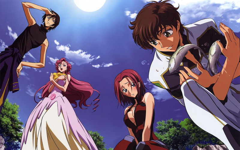 euphemia, britannia, code, art, Code Geass, kururugi, suzaku, lamperouge, Euphemia li Britannia, Kururugi Suzaku, geass, kallen, anime, Stadtfeld Kallen
