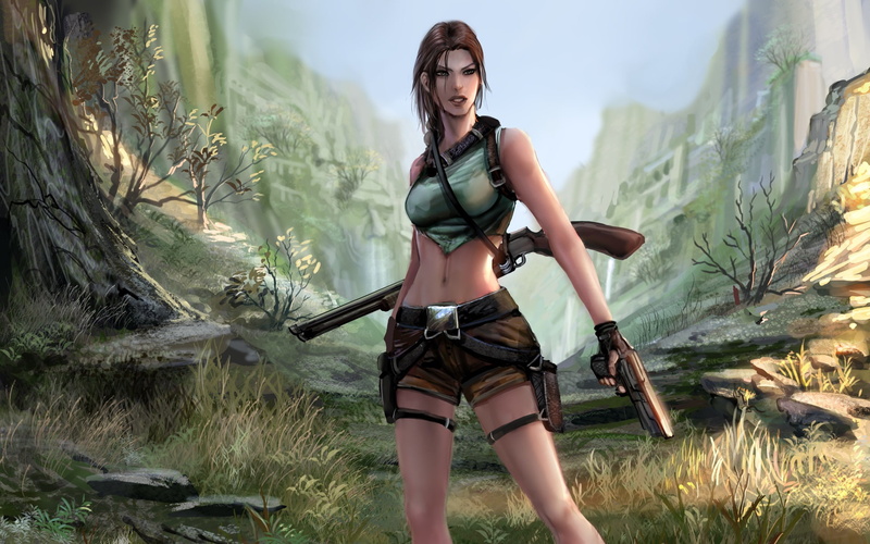 Picture, 1080P, Lara, Art, Tomb, Raider, Croft