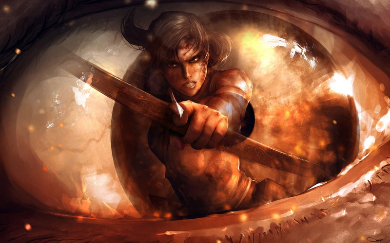 Arrow, 2K, Lara, Raider, Croft, Art, Pictures, Tomb