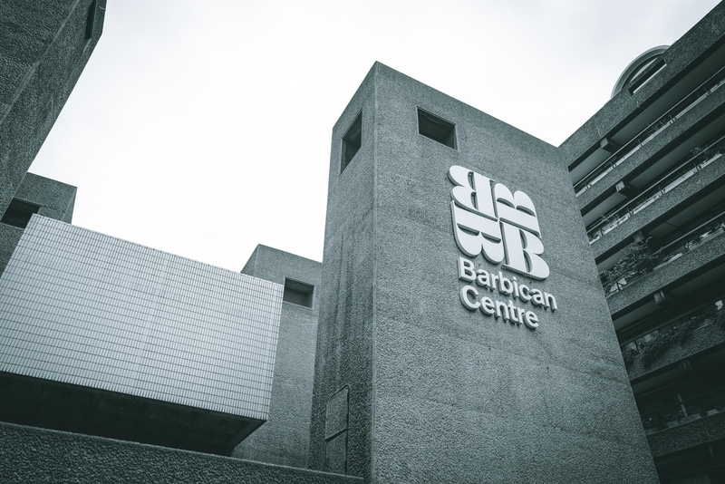 concrete, brutalism, office building, low angle view, western script, monochrome, 8K, london, wall, capital letter, office building exterior, building