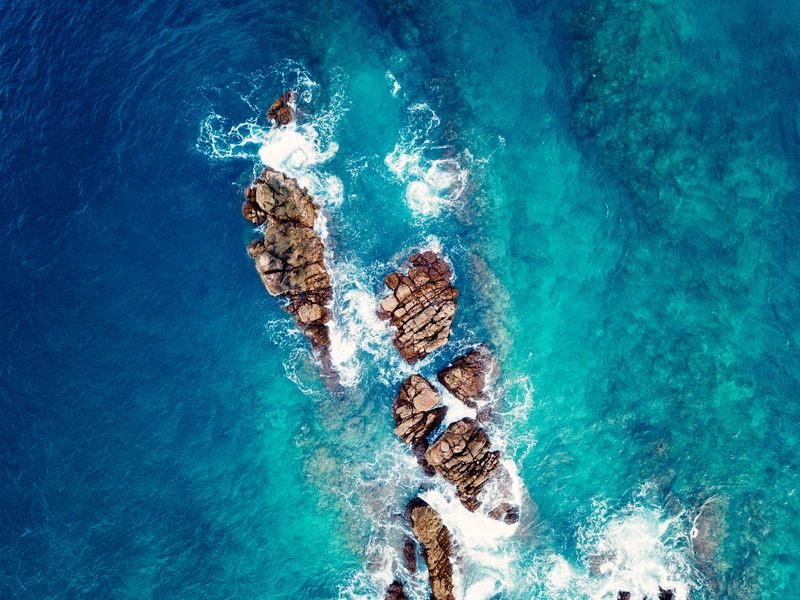 nature, undersea, poster, ocean, sea life, beauty in nature, animal, rock, water, indonesia, aceh, person, diving, turquoise colored, scenics - nature