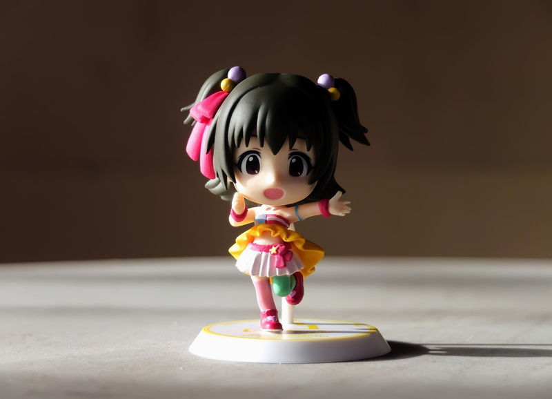 toy, cute, figurine, indoors, focus on foreground, character, art and craft, innocence, single object, female likeness, singer, young, creativity, idol