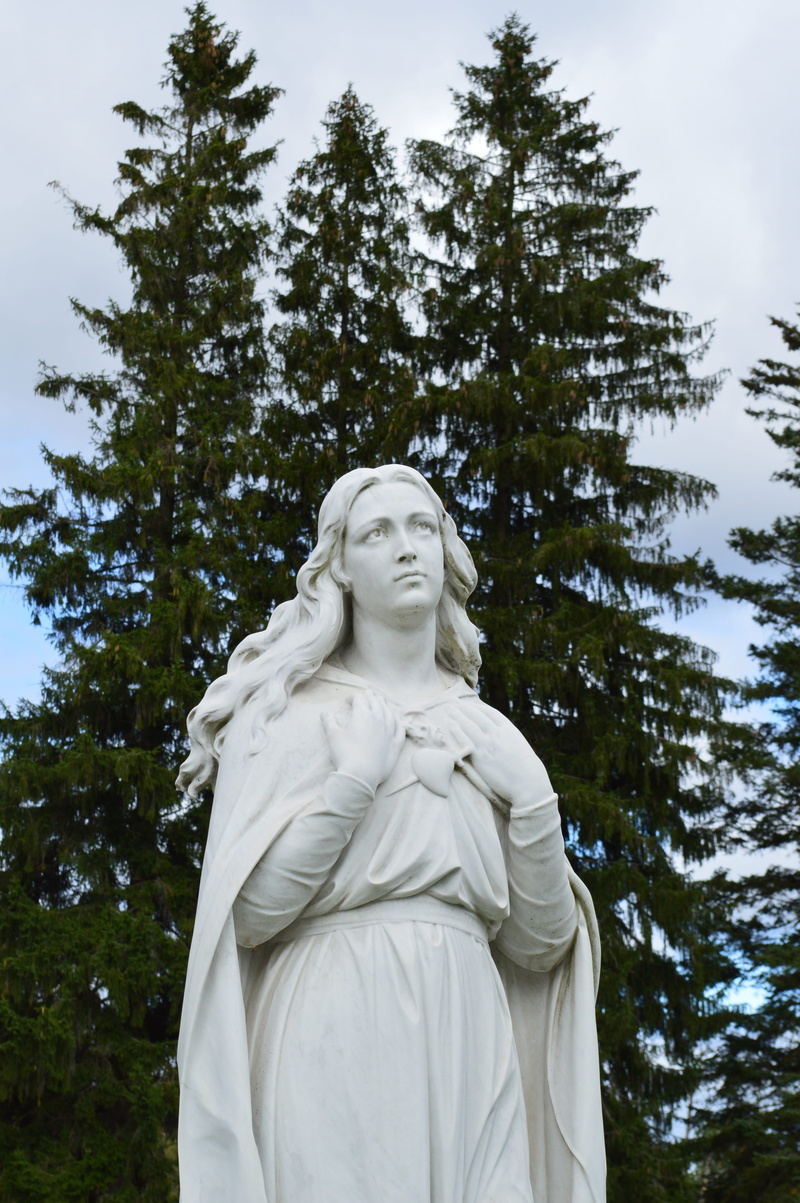 virgin, catholic, day, art and craft, christian, mother, low angle view, spirituality, white color, no people, 4K, creativity, prayer, holy, female likeness