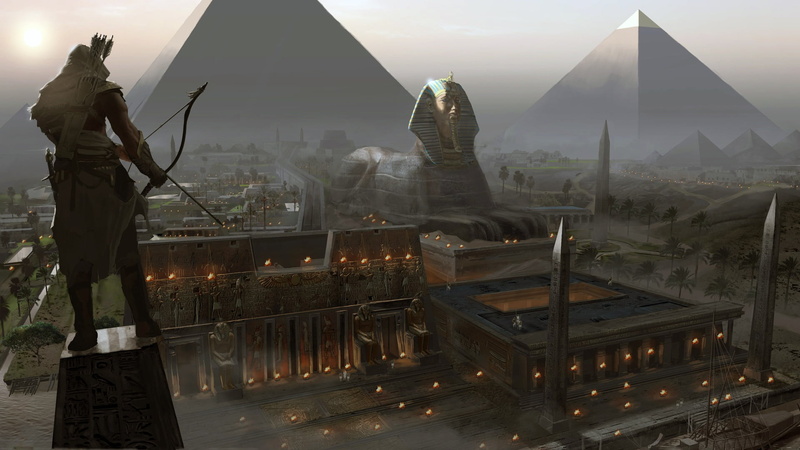 1080P, Assassin’s Creed Origins, Eddie Bennun, computer game, The Giza Plateau