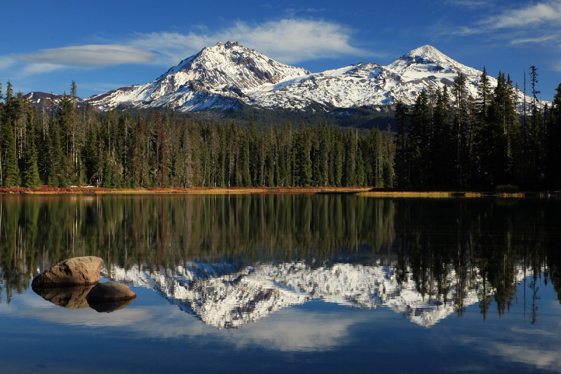mountain peak, canada, tree, winter, mountains, scenics - nature, sky, reflection lake, outdoors, tranquility, tranquil scene, water, covered, cold temperature