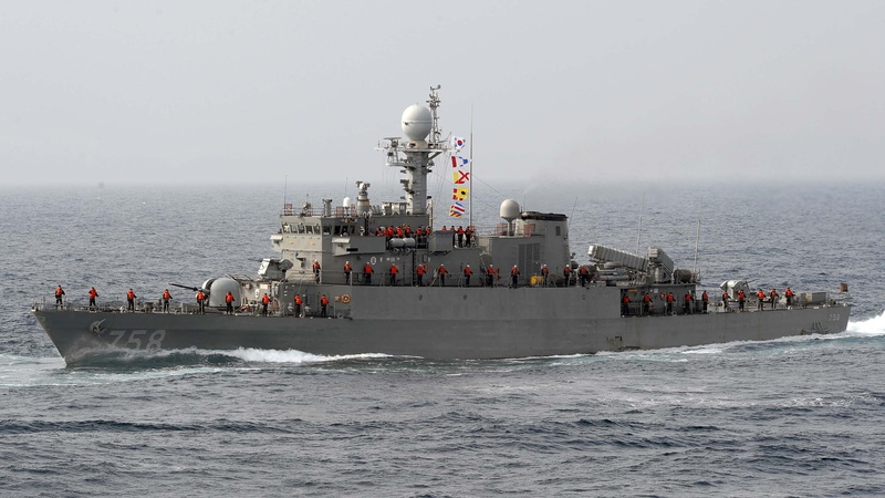 Pohang-class corvette, warship, 2K, vehicle, military, Gyeongju