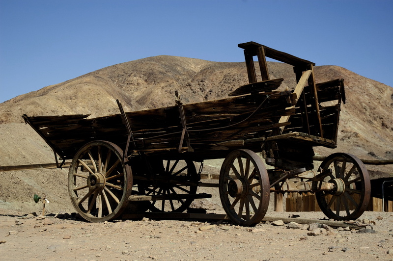 Desert, old-fashioned, Usa, travel Locations, day, environment, landscape, wagon, Wood, wheel, horse Cart, history, obsolete, clear sky, brown, color Image