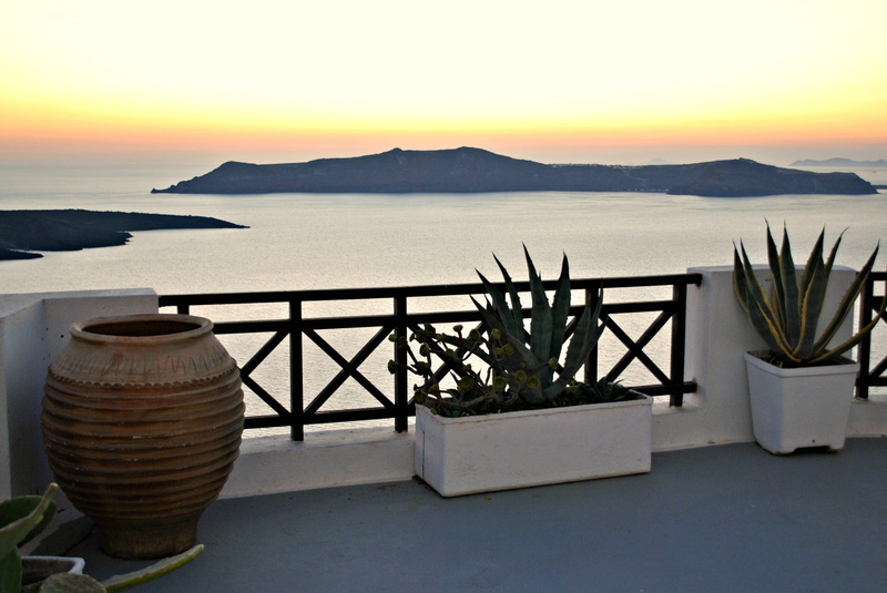 thira, building, beauty in nature, travel destinations, sea, non-urban scene, aegean, scenery, sun, european, summer, land, landscape, white, 2K, water