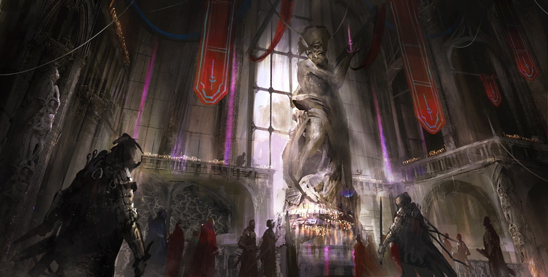 art, 1080P, warriors, fantasy, fantasy art, statue