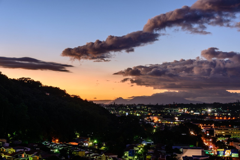 Sky, Cloud, San Salvador, El Salvador, Cities, Evening, 1080P
