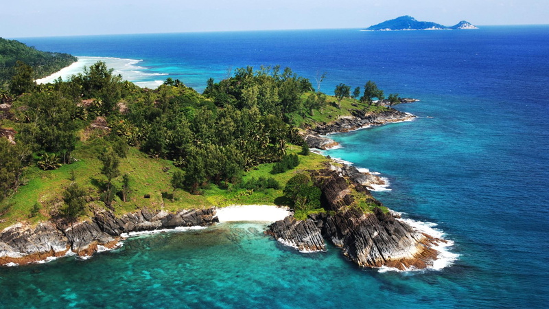 shore, island, seychelles, nature and landscapes, isl, point, 1080P, trees, beautiful