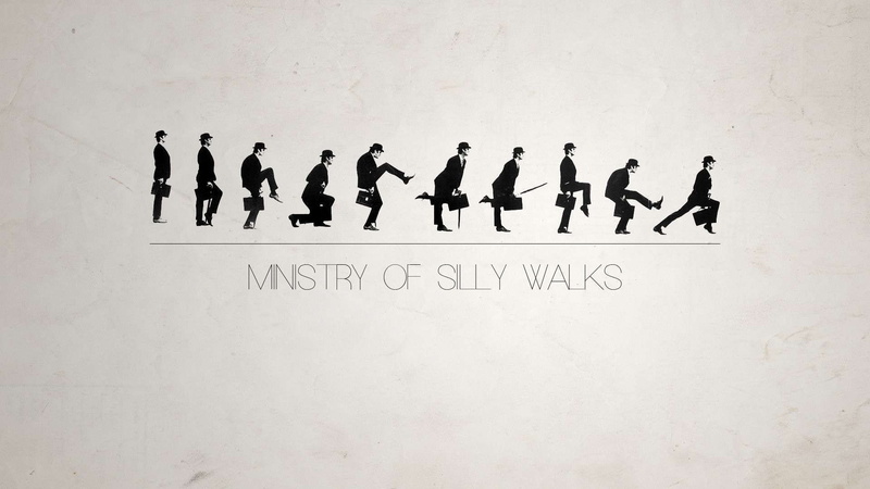 minimalism, Ministry Of Silly Walks, Monty Python, 1080P