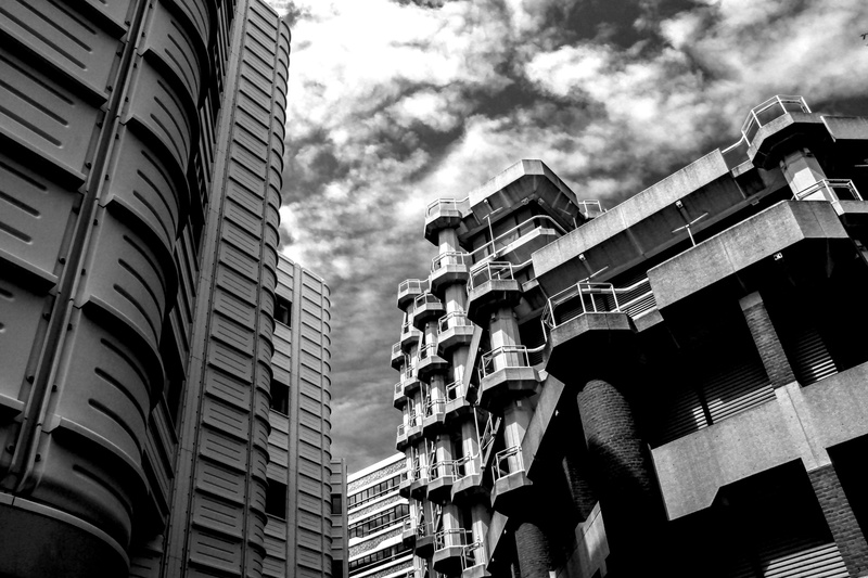 the hague, day, modern, outdoors, cloud - sky, office, window, 4K, city, apartment, architecture, skyscraper, no people, black And White, nature, built Structure