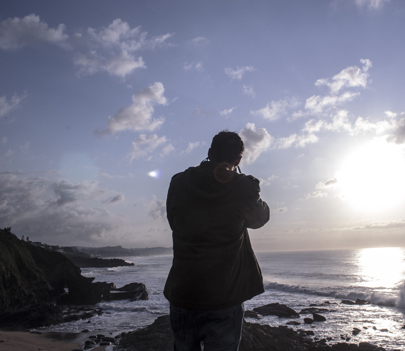 best mate, 2K, one person, lifestyles, horizon over water, edge of the world, men, water, sunrise, sunny, nature, cloud - sky, clouds, outdoors, camera