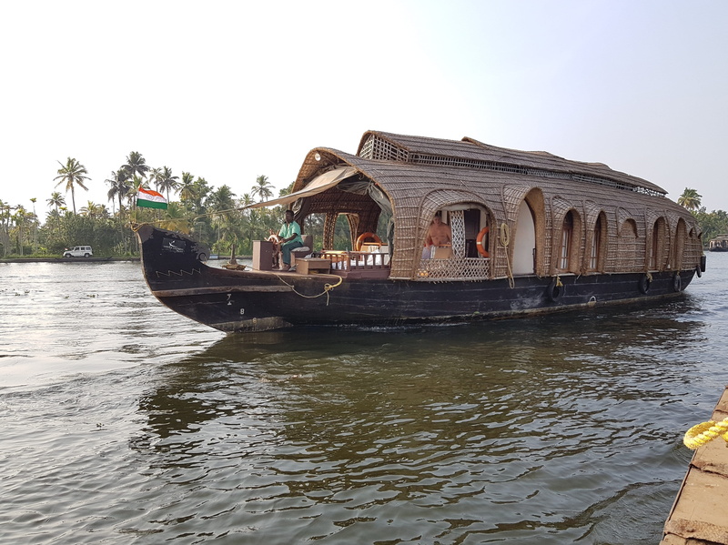 nature, waterfront, built structure, sky, plant, real people, tourism, outdoors, clear sky, nautical vessel, tree, day, kollam, water, mode of transportation
