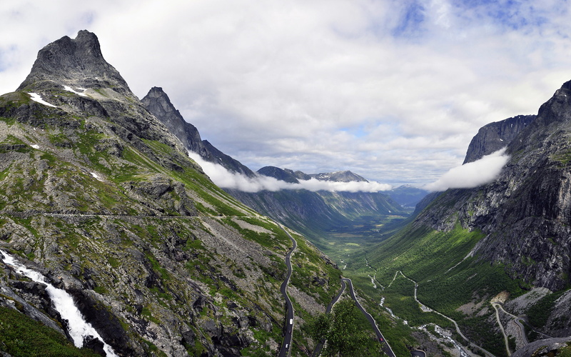 Trollstigen, Alesund, Norway, Westland, Ålesund, Vestlandet, 2K