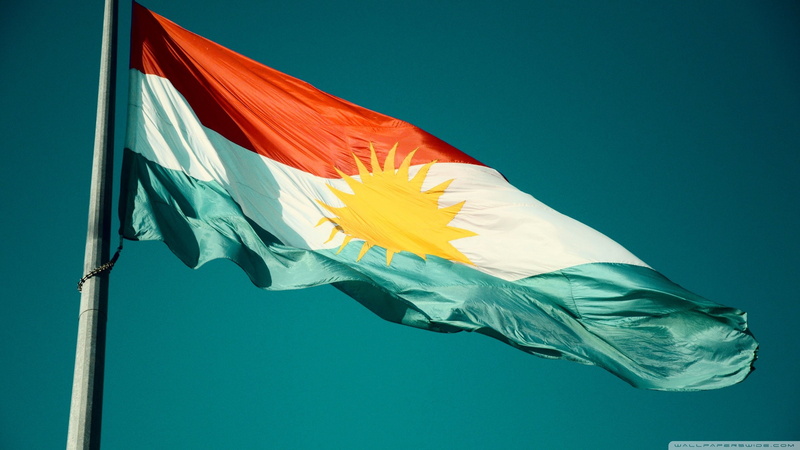 kurdistan, flag, 1080P