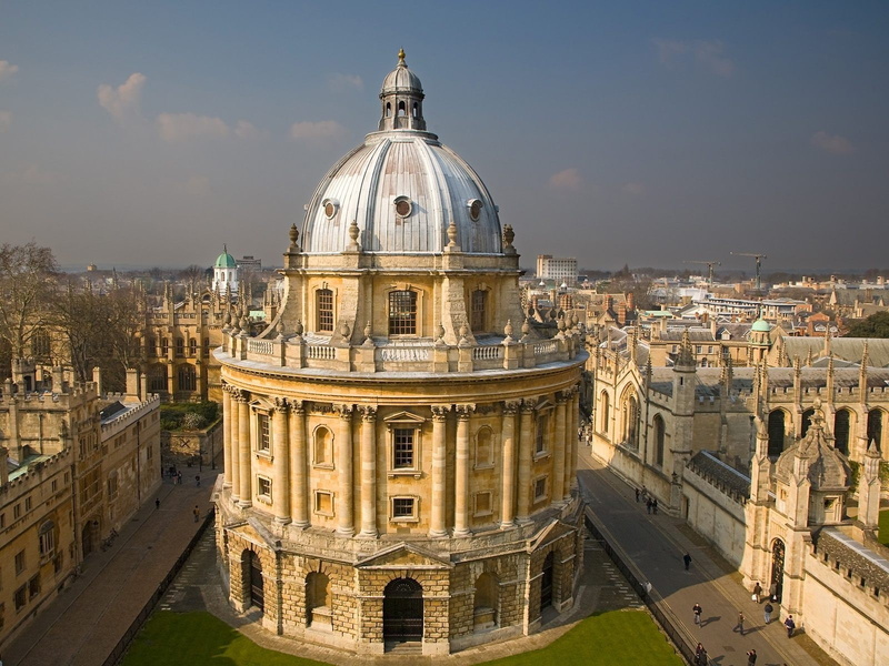 place of worship, tourism, sky, religion, building exterior, nature, 720P, built structure, architecture, United kingdom, outdoors, spirituality, Oxford