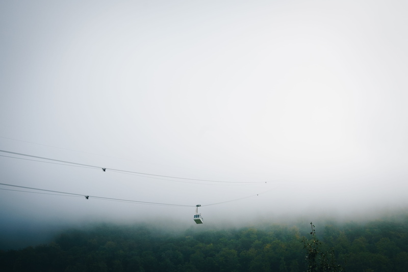 electricity, nature, 5K, cable, cable car, weggis (luftseilbahn), no people, landscape, fog, switzerland, connection, tree, scenics - nature, day, beauty in nature