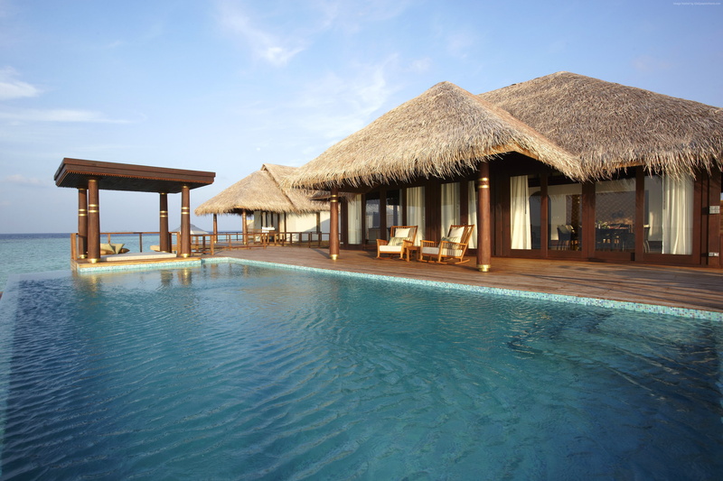 ocean, Maldives, booking, travel, sky, Anantara Kihavah Villas, Worlds best diving sites, blue, hotel, water, sea, pool, resort, vacation, 2K