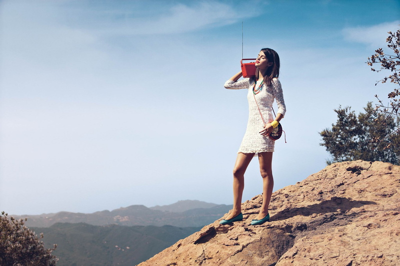 1080P, pose, photoshoot, the sky, in white, is, Patrick Demarchelier, beads, actress, the sun, landscape, brunette, singer, radio, Selena Gomez, Teen Vogue