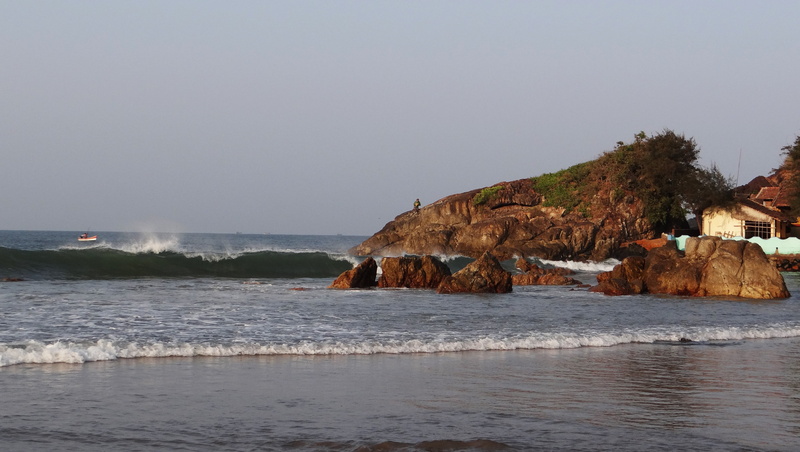 karnataka, architecture, beauty in nature, building exterior, ocean, no people, scenics - nature, tropical, building, day, rock - object, built structure