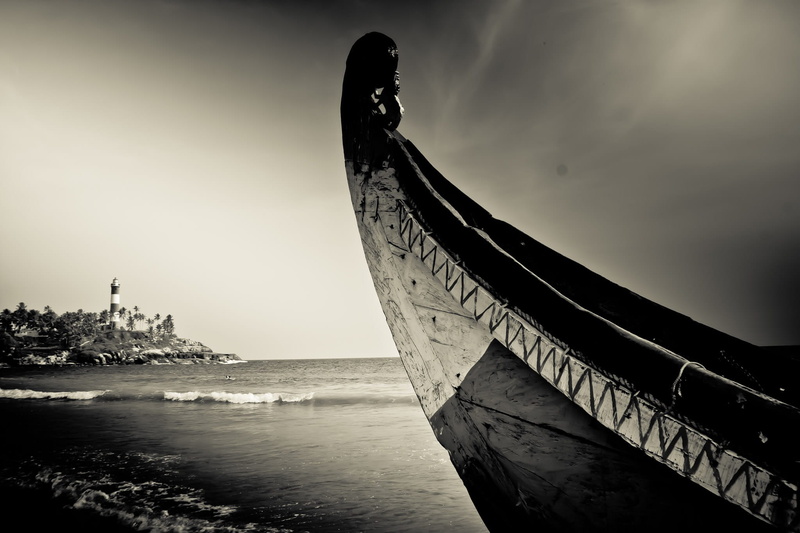 City, day, outdoors, ocean, beach, sea, silhouette, South India, scenics - nature, no People, water, old, travel Destinations, sky, architecture, bridge