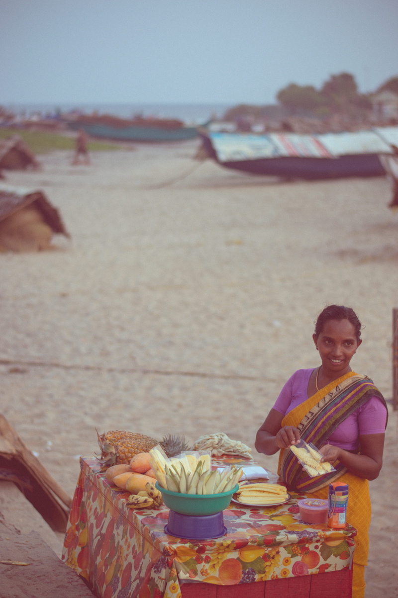 beach seller, table, casual clothing, one person, day, people, real people, freshness, focus on foreground, seller, sand, work, female, street market, nature
