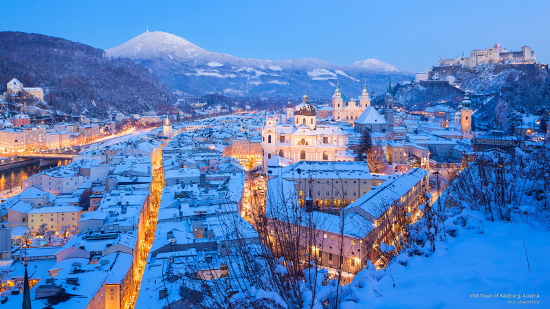 austria, Europe, town, 2K, old, salzburg