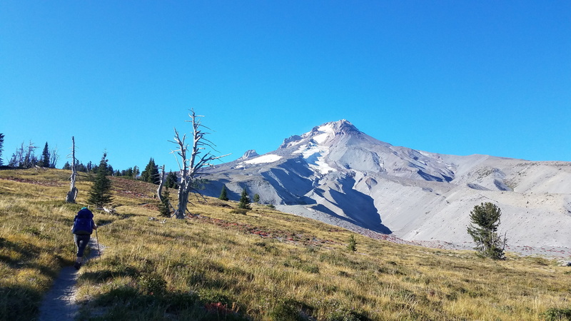 scenics - nature, clear sky, mountain, mt hood, tranquility, 4K, cold temperature, outdoors, mountain range, nature, winter, snowcapped mountain, tranquil scene