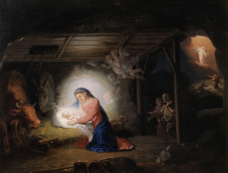 Nov. Ierusalim, Borovikovsky, Christmas, V. L., 1080P, religious painting