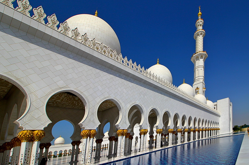 travel destinations, no people, built structure, abu dhabi, nature, large mosque, belief, places of interest, architecture, uae, outdoors, dome, 5K, building exterior