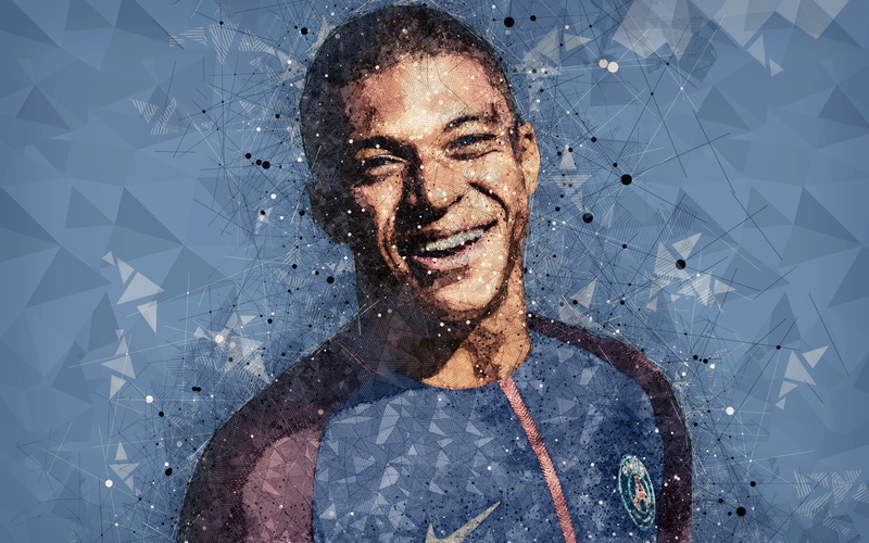 Kylian Mbappé, Soccer, 4K, Paris Saint-Germain F.C.