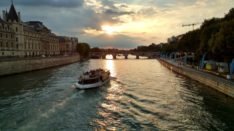 travel Locations, boat, building, tourism, passenger craft, no people, bridge - Man Made Structure, Paris, architecture, history, old, built structure