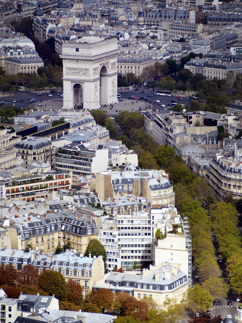 tree, view, historic, architecture, capital, cityscape, european, building exterior, the past, historical, crowded, champs, ancient, 720P, monument, elysees