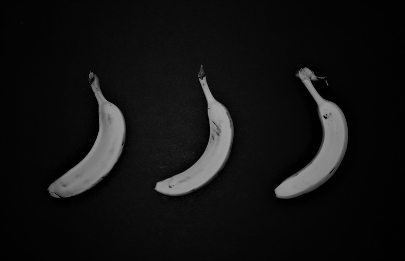 simplicity, triple, copy space, three objects, 4K, close-up, white color, group of objects, black and white, single object, food, backround