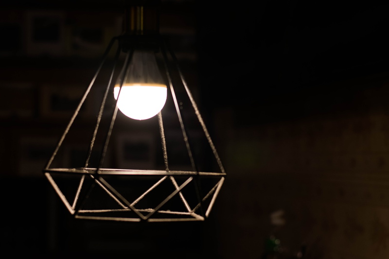 dark, neon, down, lamp, bulb, design, low angle view, think, lighting equipment, room, no people, glowing, house, home, black background, low, calm, electric light