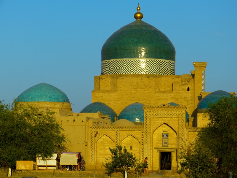 4K, mosque, outdoors, kihva, nature, tourism, plant, travel, religion, khiva, museum city, belief, building exterior, spire, building, clear sky, travel destinations